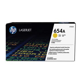 Toner HP 654A CF332A gul 15.000 sidor