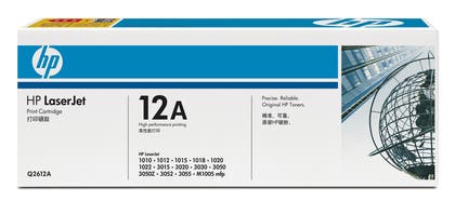 Toner HP 12A Q2612A Svart 2000 sidor