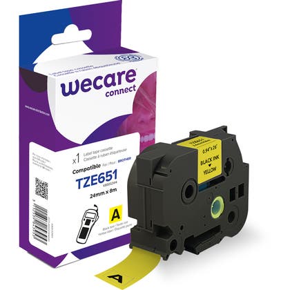 Märkband Wecare TZe 24 mm 8 m