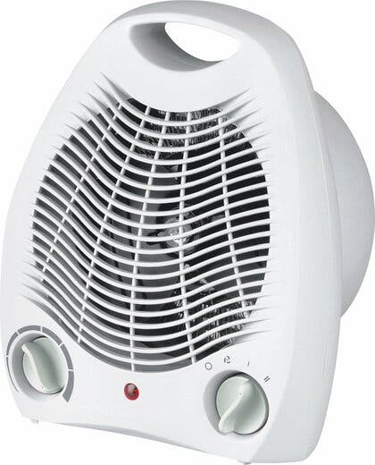 Värmefläkt 1000/2000W Vit