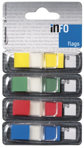 Märkflikar Infoflags 4x36/fp