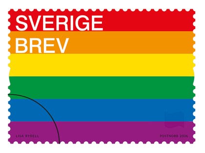 Inrikesfrimärke Pride