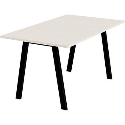 Bord Collaborate A-metallben svart skiva ask