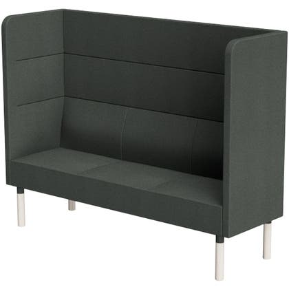 Soffa Mingle hög 3-sits träben grå