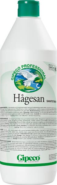 Sanitetsrengöringsmedel Hågesan 1 Liter Gipeco
