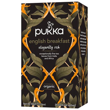 Te Pukka svart Elegant English 20st/fp