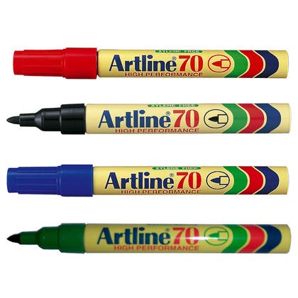 Märkpenna Artline 70 Rund spets