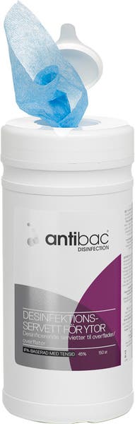 Ytdesinfektionsservett 150 st/fp Antibac