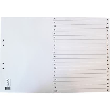 Register A3L papper A-Ö