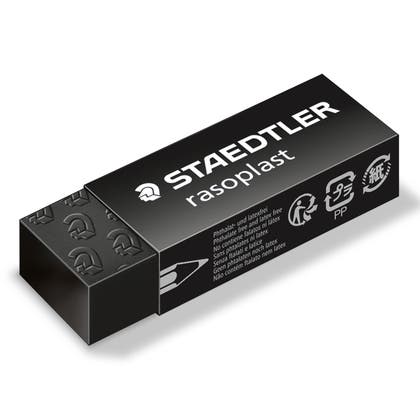 Radergummi Rasoplast svart Staedtler