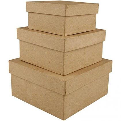 Pappersaskar 3-pack