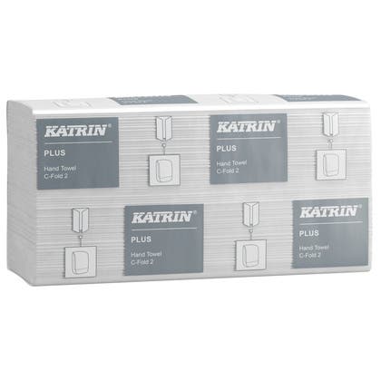 Pappershandduk Plus C-fold 2 lager Katrin