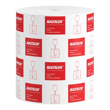 Handtorkningspapper Classic M Coreless 1-lager Katrin 320 meter