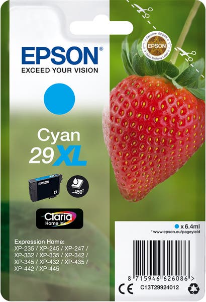 Bläckpatron Epson 29XL Cyan