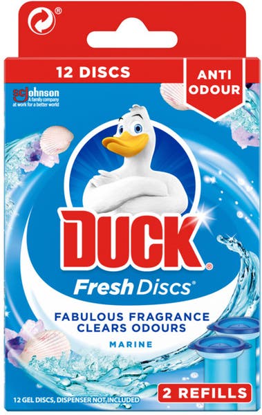 Toalettrengöring Duck Fresh Discs Marine 36 ml
