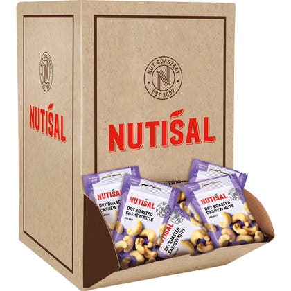Cashewnötter Dry roasted Sea salt 40 g Nutisal