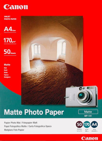 Fotopapper Canon MP-101 matt A4 50/fp