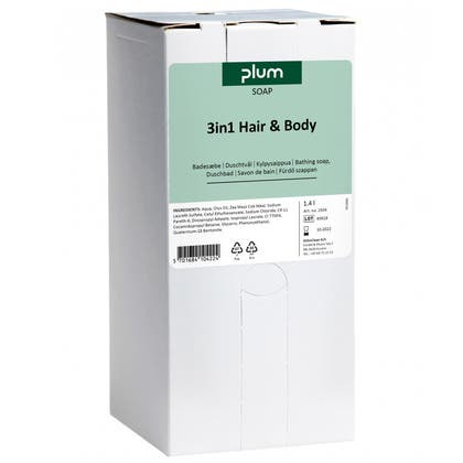 Duschtvål 3in1 Hair & Body 1,4 liter Plum