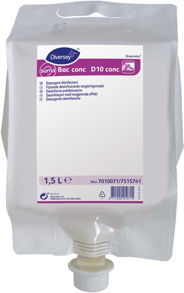 Suma bac D10 allrent/desinfektionsmedel