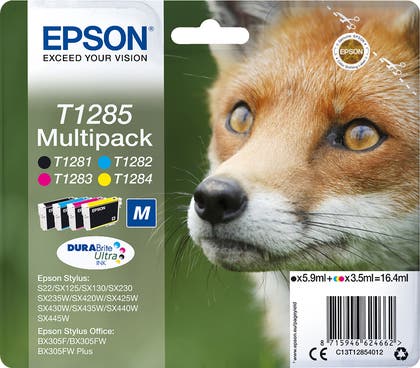 Bläckpatron Epson T1285 Multipack CMYK