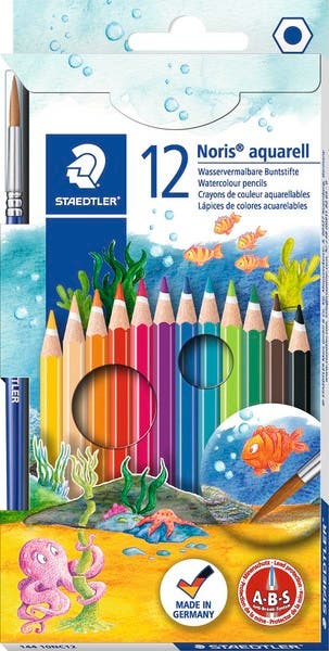 Akvarellpennor Staedtler inkl. pensel