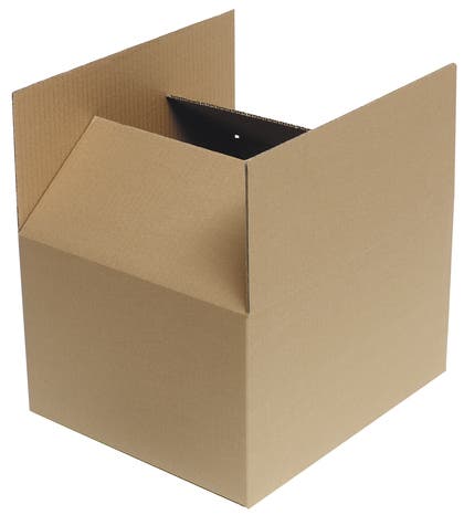 Wellpapplådor 4 mm