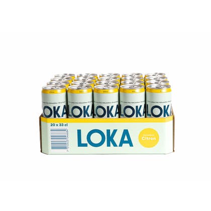 Kolsyrad vatten Loka 33cl sleek can Inkl.pant