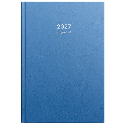 Kalender 2027 Tidjournal blå k