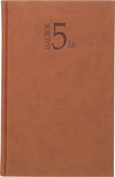 Kalender 5-årsdagbok