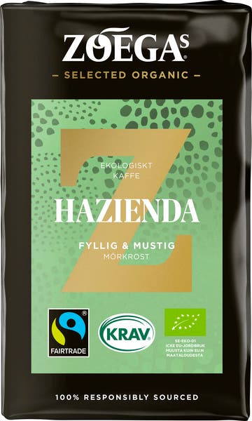 Kaffe Brygg Zoégas Hazienda Brygg Organic 450 g