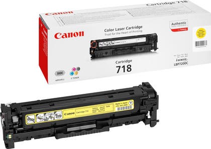 Toner Canon 718Y Gul 2900 sidor