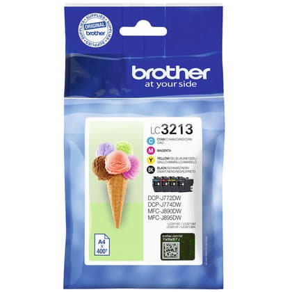 Bläck Brother LC3213VALDR value pack CMYK 4/fp