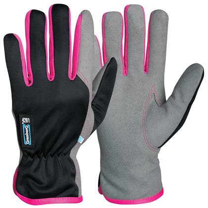 Montagehandskar EX® Ovanhand i polyester Svart/Rosa