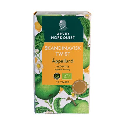 Te Eko Äppellund grönt te 25 st/fp