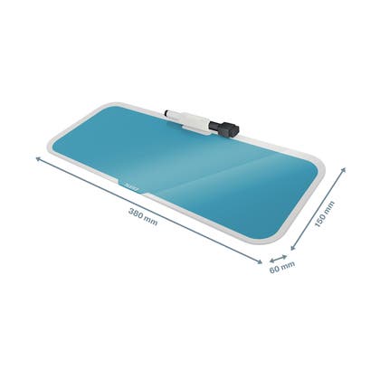 Memotavla i Glas Leitz Cosy 380 x 150 mm