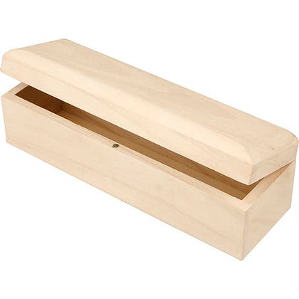 Smyckesask avlång Kejsarträ