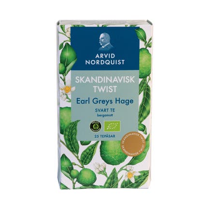Te Eko Earl Greys Hage svart te 25 st/fp