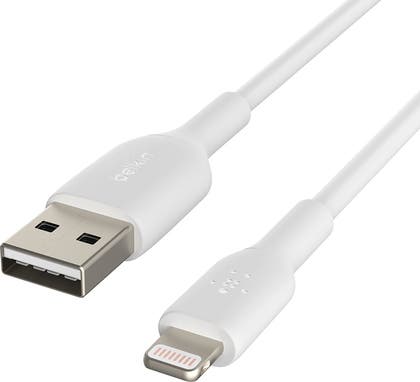 BOOST CHARGE Lightning-USB-A kabel vit Belkin