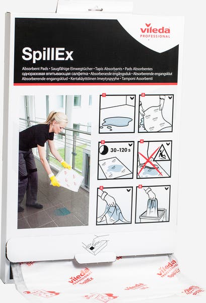 SpillEx super absorberande engångsduk 250 x 350 mm Vileda