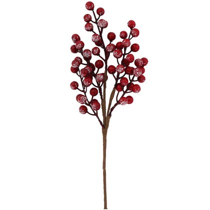 Konstväxt röda bär 33 cm
