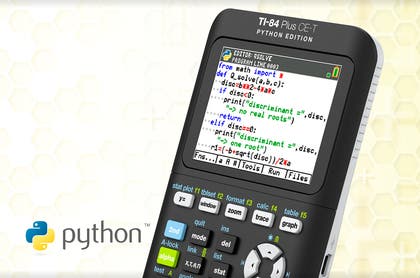 Teknisk-/Grafräknare Texas Ti-84 PLUS CE-T Python Edition