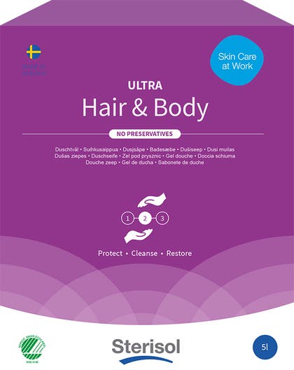 Duschtvål ULTRA Hair & Body Sterisol