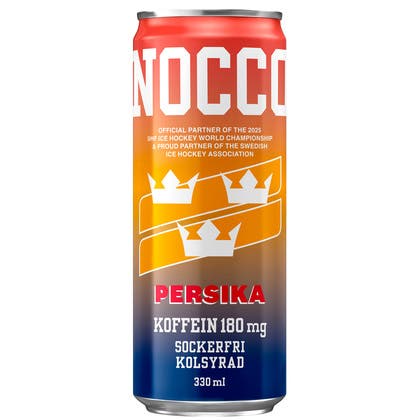 Energidryck Nocco Persika 33 cl inkl pant