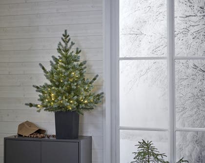 Julgran Bordsdekoration Greyland 900 mm grön