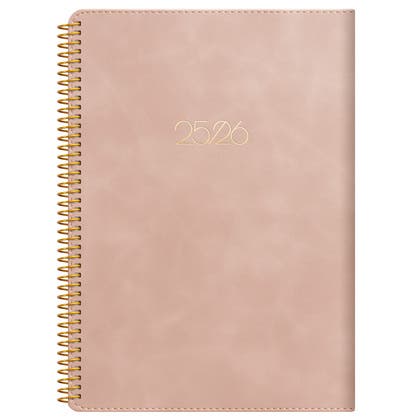 Kalender Study Twist Rosa A5 25/26