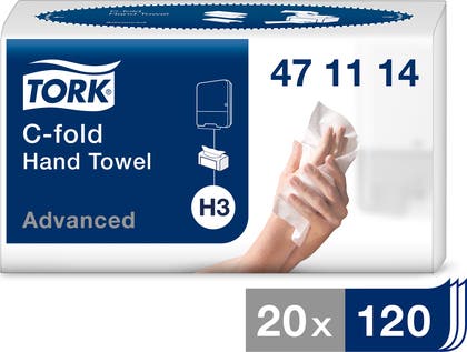 Pappershandduk C-fold Advance H3 Tork