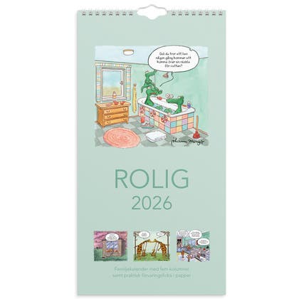 Familjekalender 2026 Rolig
