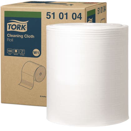 Rengöringsduk Mjuk W1 380 meter Tork
