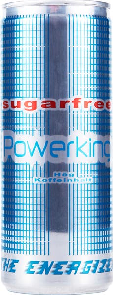 Energydrink Powerking Sockerfri 25 cl burk Inkl. pant