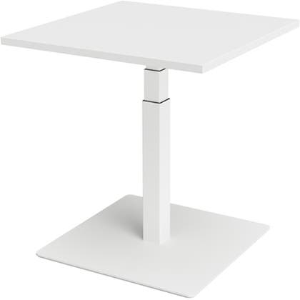Bord Solo höj-/sänkbar vit 70 x 70 cm